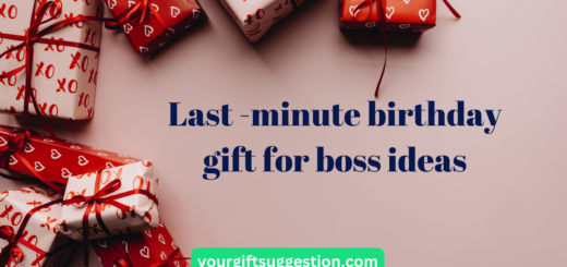 Birthday gift for boss ideas
